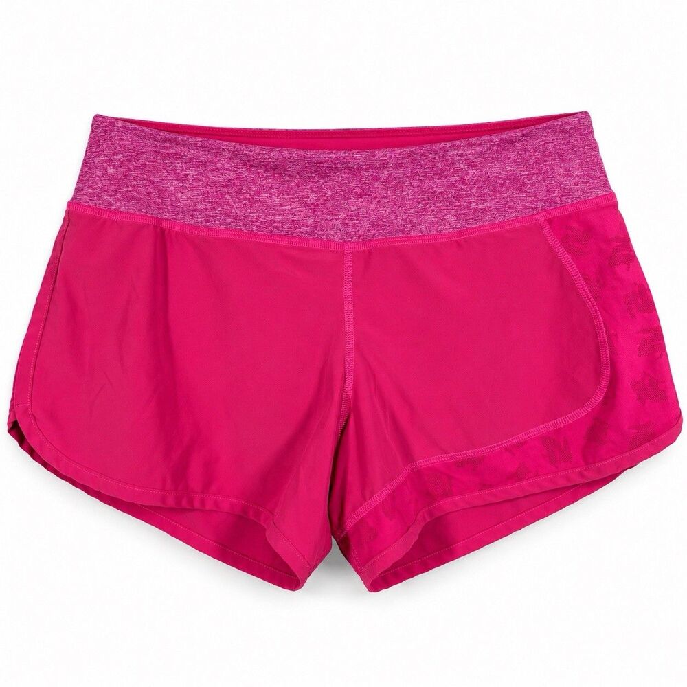 Rabbit Shorts Womens Medium Pink Running Made in USA Athletic Performance Lined